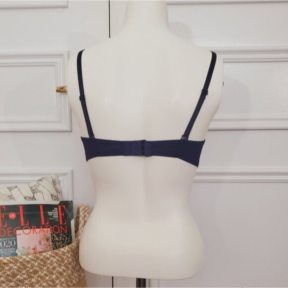 New Joe Fresh Wireless T Shirt Bra in Dark Blue- 36B - Picture 7 of 7